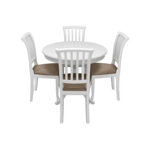 Набор мебели для кухни Leset Луизиана 1Р + Остин Белый Flora Белый