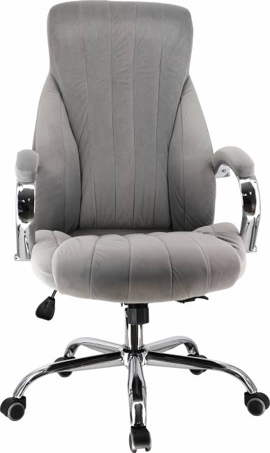 Кресло руководителя Everprof Coral Ткань Серый
