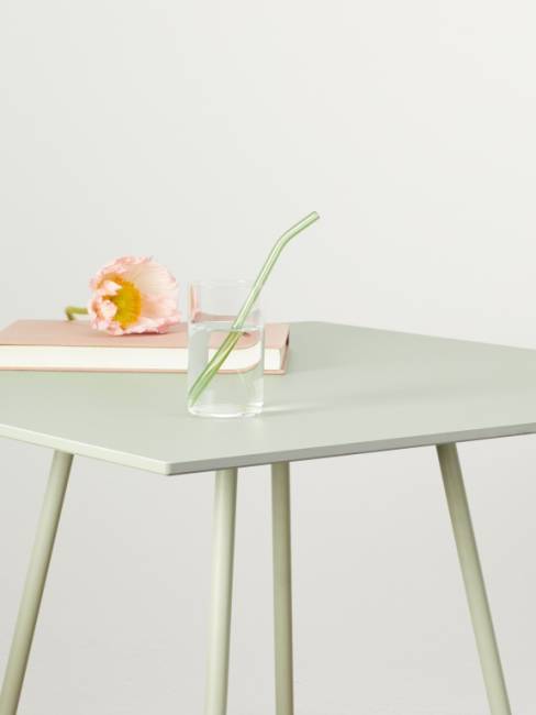 Подстолье металлическое Atomo зеленый шалфей Ø600х730 мм