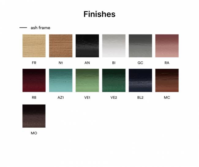 Кресло деревянное Nemea беленый ясень 520х500х765 мм