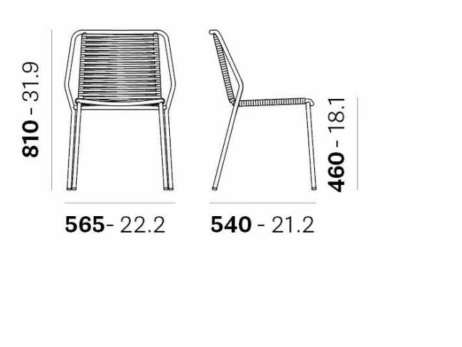 Стул металлический плетеный Philía медовый, темно-зеленый 565х540х810 мм
