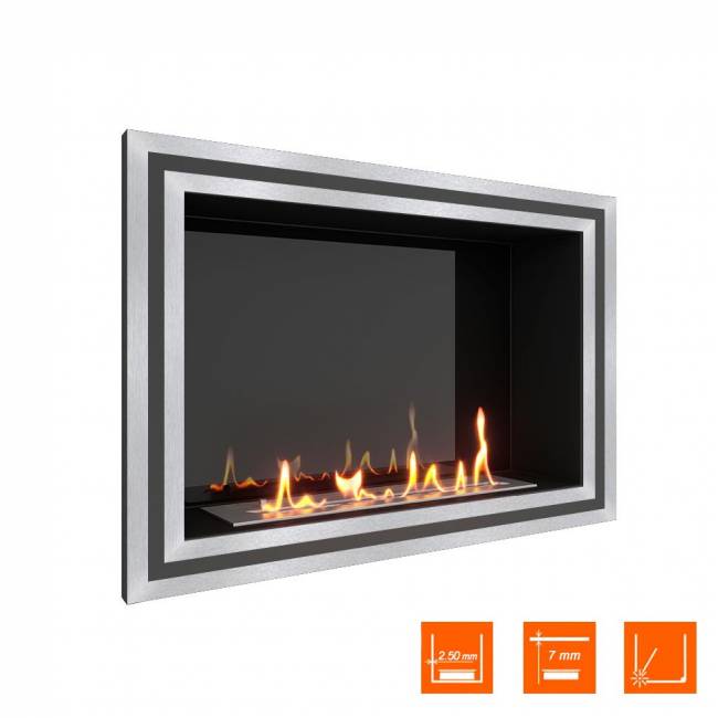 Биокамин встраиваемый SteelHeat ONE-D 800 (Стемалит)