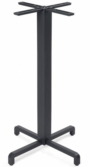 Подстолье металлическое барное Fiore High Special антрацит 475х475х1070 мм