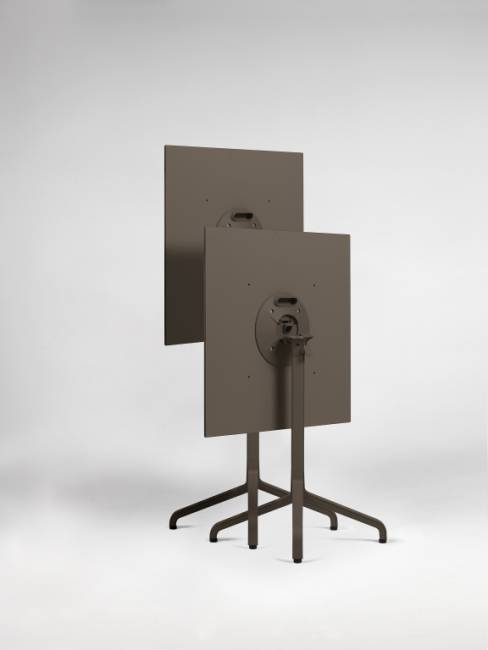 Подстолье металлическое барное складное Frasca High Folding Special табак 450х450х1070 мм