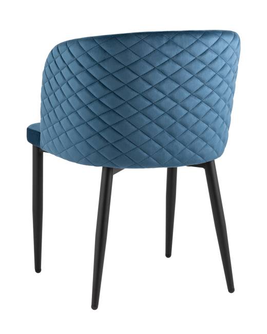 Стул Оскар велюр сине-зеленый