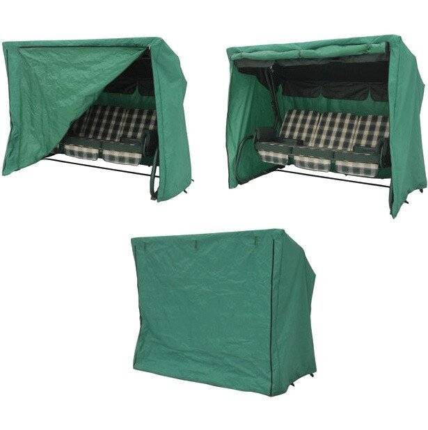 Чехол ЛЮКС для садовых качелей МИЛАН/МИЛАН П, зеленый Чехол ЛЮКС для садовых качелей МИЛАН/МИЛАН П, зеленый