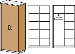 Комплект №11 / Шкаф К11 / СФ-534803 + СФ-535105 + СФ-535115