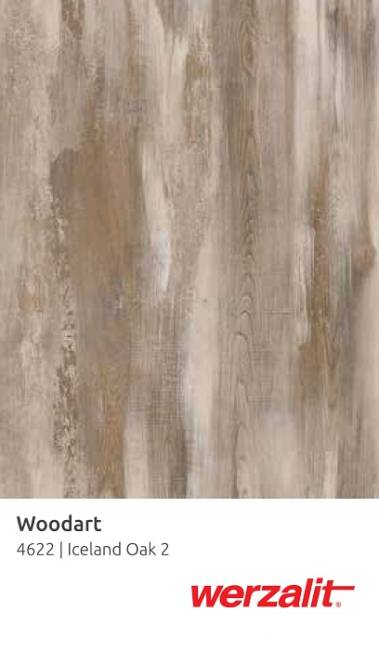 Столешница прямоугольная Werzalit Woodart исландский дуб 2 600х1100х18 мм