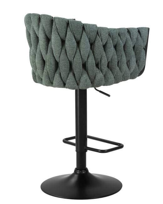 Набор 2 шт Стул барный DOBRIN LEON, зеленая ткань (LAR 275-23)