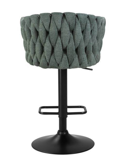 Набор 2 шт Стул барный DOBRIN LEON, зеленая ткань (LAR 275-23)