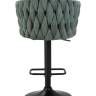 Набор 2 шт Стул барный DOBRIN LEON, зеленая ткань (LAR 275-23)