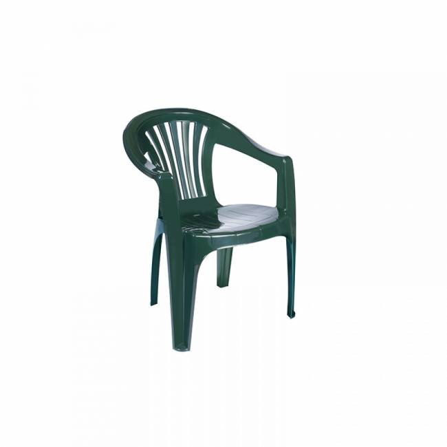 Кресло пластиковое Эфес, зеленый