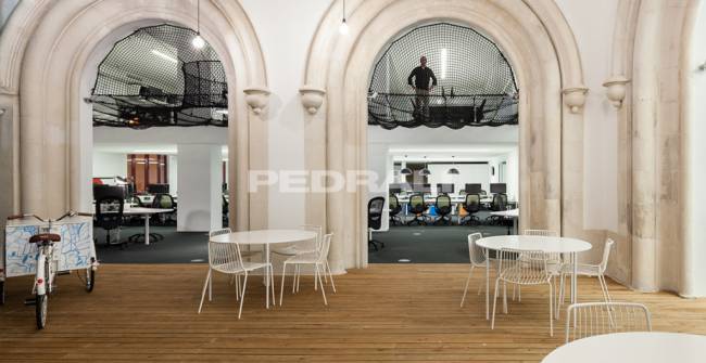 Стул металлический Nolita белый 550х535х770 мм