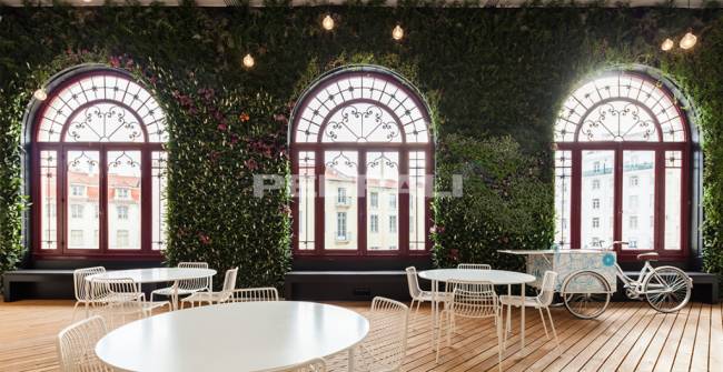 Стул металлический Nolita белый 550х535х770 мм