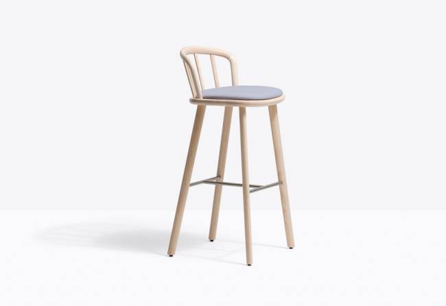 Стул барный с обивкой Nym 480х485х985 мм