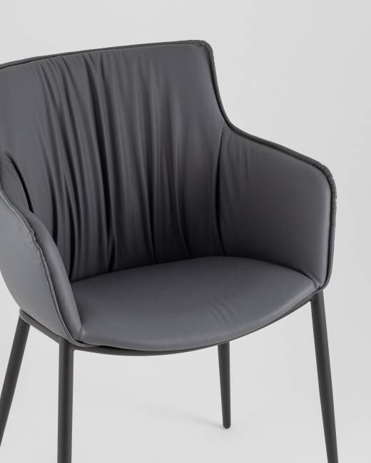 Стул Твигги экокожа темно-серый