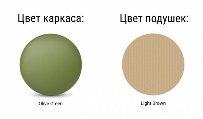 Диван пластиковый двухместный с подушками Portofino Lounge зеленый, светло-коричневый 1600х800х690 мм Диван пластиковый двухместный с подушками Portofino Lounge зеленый, светло-коричневый 1600х800х690 мм