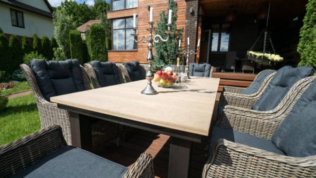 Кресло Бергамо, коричневый