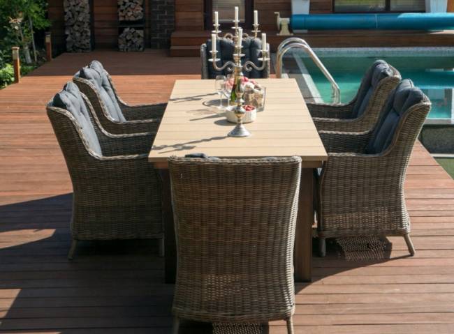 Кресло Бергамо, коричневый