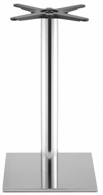 Подстолье металлическое Tiffany полированный стальной 400х400х730 мм