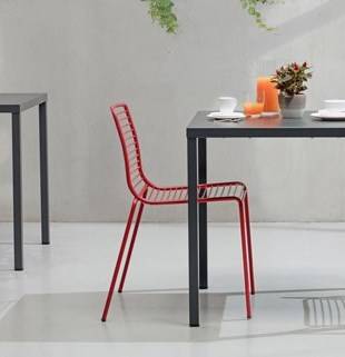 Стул металлический Summer красный 520х575х800 мм
