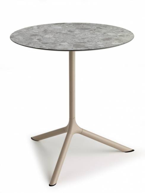 Столешница круглая Compact Laminate для подстолья Nemo, Domino, Tiffany, Cross зернистый Ø700х10 мм Столешница круглая Compact Laminate для подстолья Nemo, Domino, Tiffany, Cross зернистый Ø700х10 мм