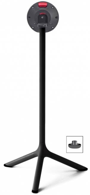 Подстолье металлическое барное складное Tripe Folding черный Ø610х1090 мм Подстолье металлическое барное складное Tripe Folding черный Ø610х1090 мм