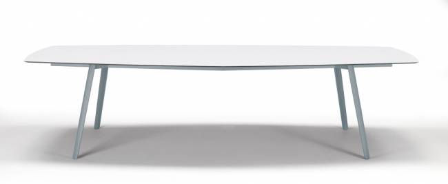 Стол ламинированный Squid голубой, белый 2990х1290х730 мм