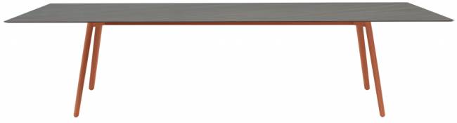 Стол ламинированный Squid терракотовый, сланец 2990х1200х730 мм Стол ламинированный Squid терракотовый, сланец 2990х1200х730 мм