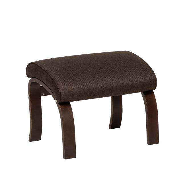 Пуф Leset Универсальный с кантом Орех текстура Malmo 28 (коричневый), кант Malmo 28 (коричневый)