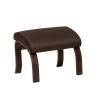 Пуф Leset Универсальный с кантом Орех текстура Malmo 28 (коричневый), кант Malmo 28 (коричневый)