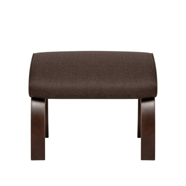 Пуф Leset Универсальный с кантом Орех текстура Malmo 28 (коричневый), кант Malmo 28 (коричневый)