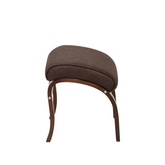 Пуф Leset Универсальный с кантом Орех текстура Malmo 28 (коричневый), кант Malmo 28 (коричневый)