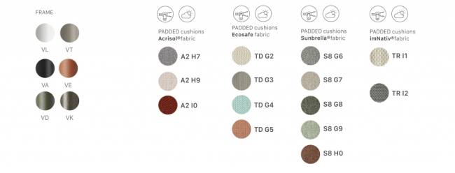 Кресло металлическое c подушками Brezza терракотовый, бирюзовый 620х550х790 мм Кресло металлическое c подушками Brezza терракотовый, бирюзовый 620х550х790 мм