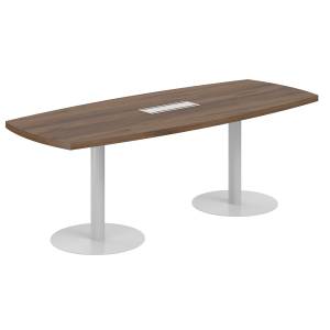 WN.502.DM / Стол переговорный средний 2200х900х750 / цвет: дуб модена, опоры цвет черный