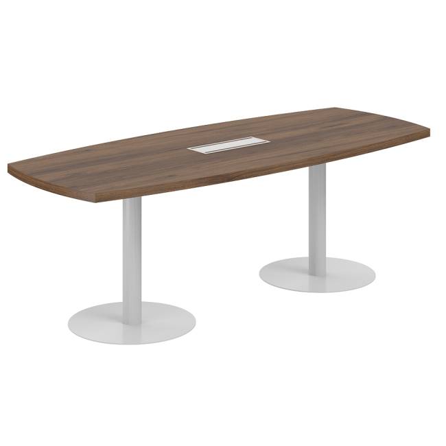 WN.502.DM / Стол переговорный средний 2200х900х750 / цвет: дуб модена, опоры цвет черный