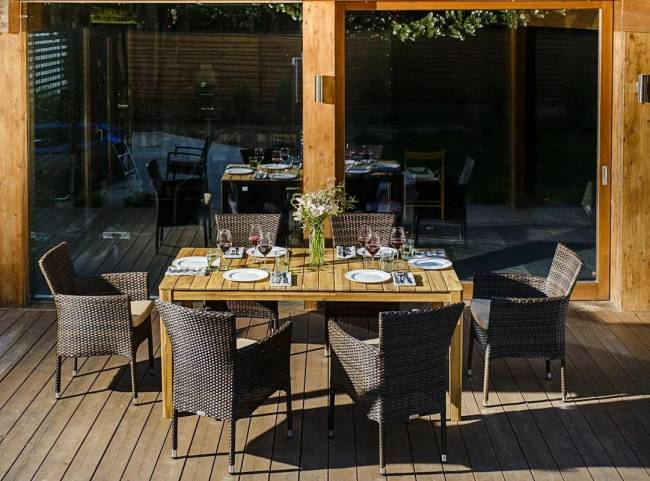 Обеденный комплект AURA, 170 см, на 6 персон с креслами