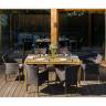 Обеденный комплект AURA, 170 см, на 6 персон с креслами