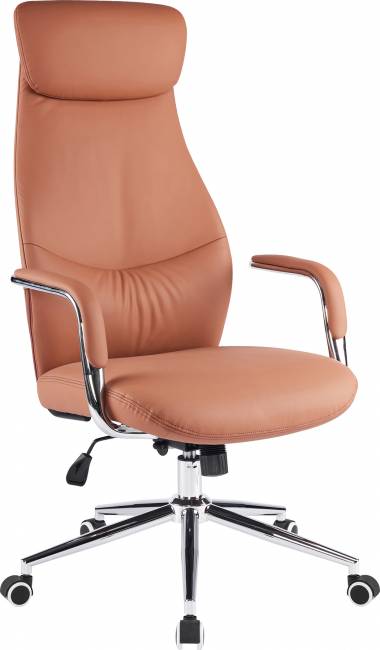 Кресло руководителя Everprof Bell Экокожа Коричневый