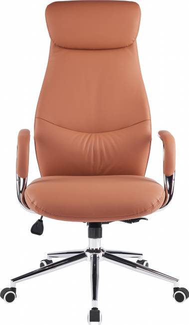 Кресло руководителя Everprof Bell Экокожа Коричневый