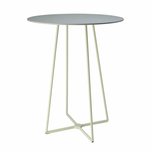 Подстолье металлическое барное Atomo зеленый шалфей Ø600х1090 мм