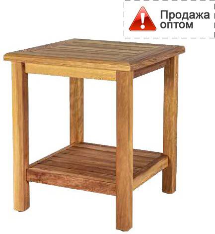 Столик деревянный кофейный Efes 500х500х500 мм Столик деревянный кофейный Efes 500х500х500 мм