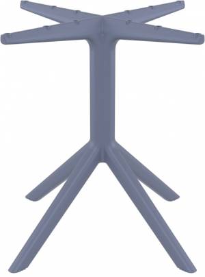 Подстолье пластиковое Sky Legs темно-серый 800х800х730 мм