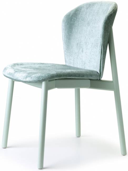 Стул деревянный с обивкой Natural Finn бук матовый аквамарин, светло-зеленый 490х540х790 мм Стул деревянный с обивкой Natural Finn бук матовый аквамарин, светло-зеленый 490х540х790 мм