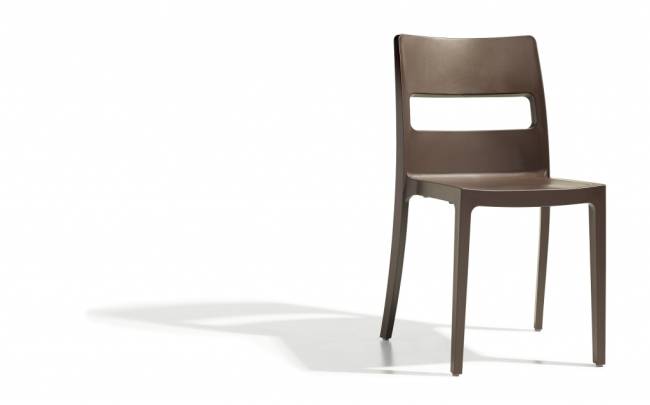 Стул пластиковый Sai какао 480х510х820 мм