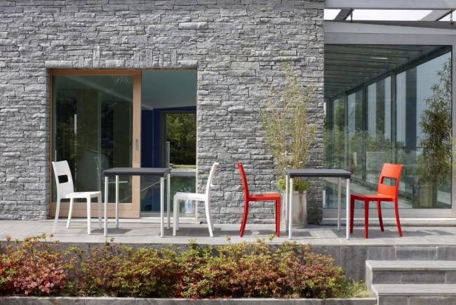 Стул пластиковый Sai какао 480х510х820 мм