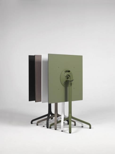 Подстолье металлическое складное Frasca Mini Folding Special табак 450х450х720 мм