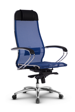 Кресло Samurai S-1.04 MPES, синий/черный/синий