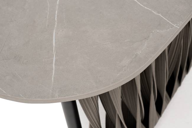 "Флоренция" лаунж-зона из искусственного ротанга, цвет графит