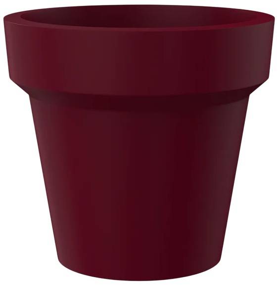 Кашпо пластиковое Pot S рубиновый Ø800х720 мм Кашпо пластиковое Pot S рубиновый Ø800х720 мм